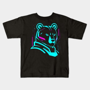 Bear Logo Cyberpunk Kids T-Shirt